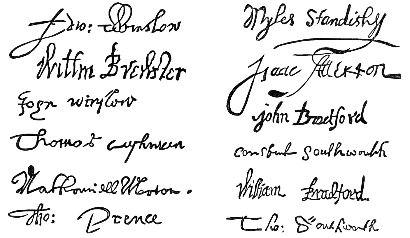 Mayflower Compact-Signatures