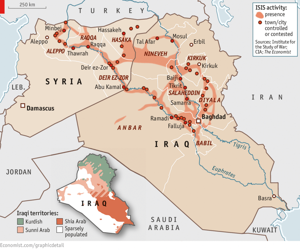 ISIS Control Map